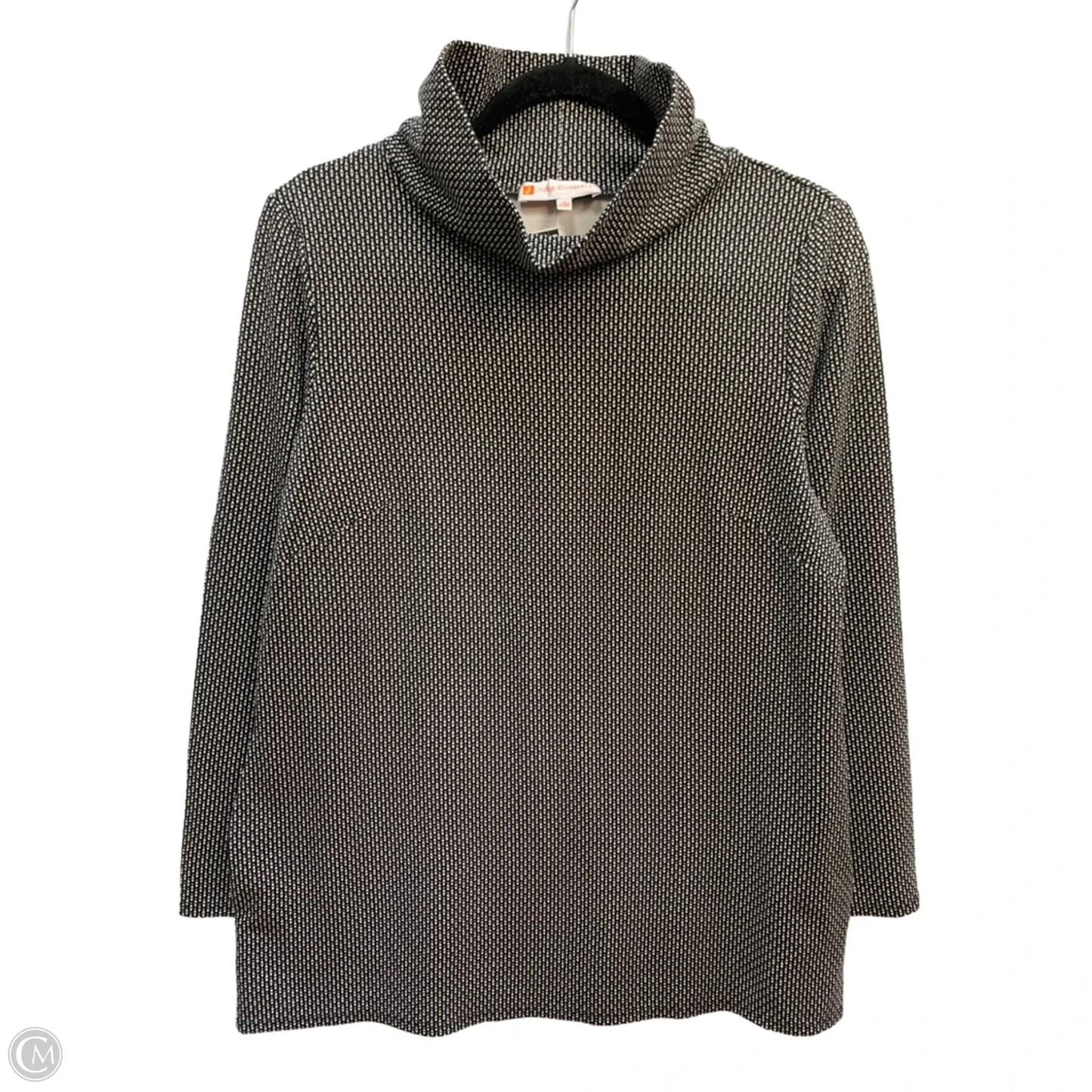 Top Long Sleeve By Jude Connally In Black & White, Size: L
