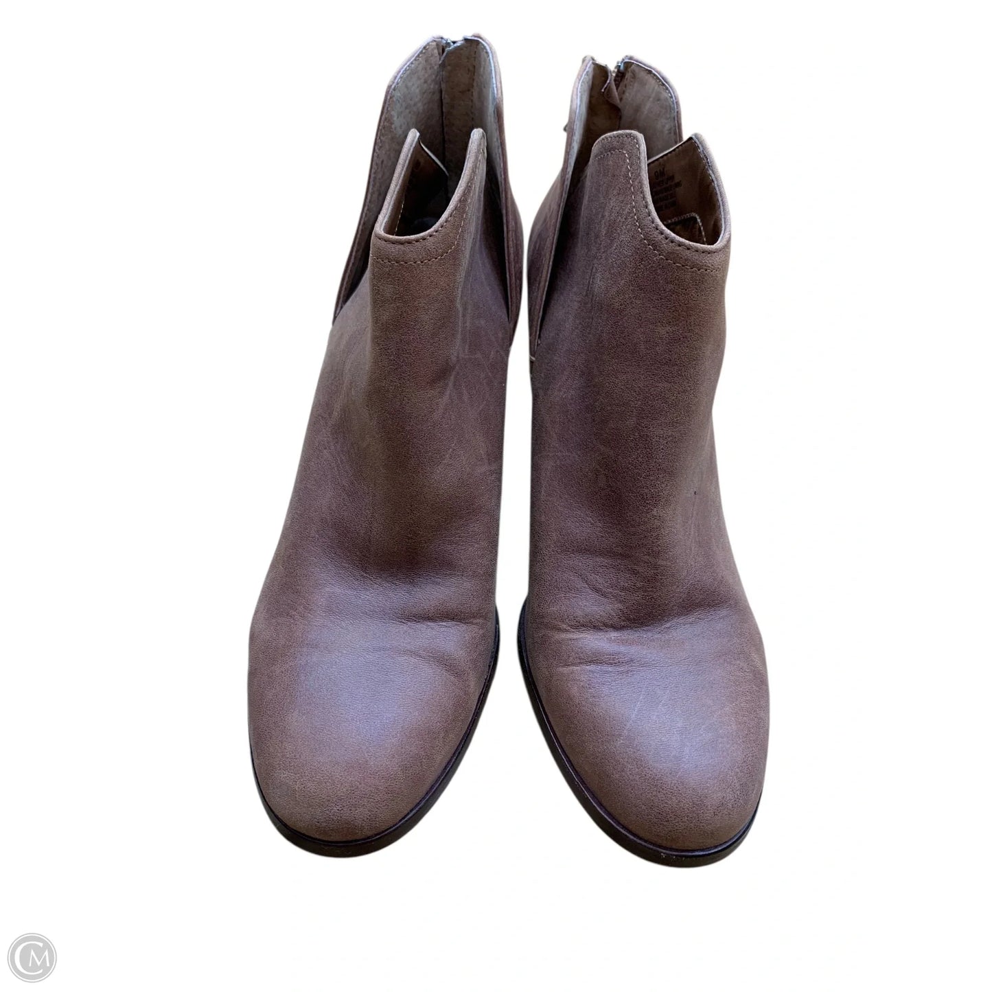 Boots Ankle Heels By Gianni Bini In Brown, Size: 9