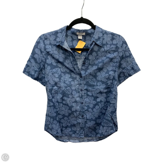 Top Short Sleeve By Izod In Blue, Size: Sp