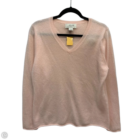 Sweater Cashmere By Clothes Mentor In Pink, Size: Xl