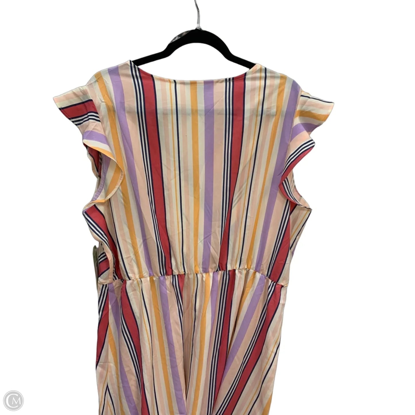 Dress Casual Maxi By Clothes Mentor In Striped Pattern, Size: 3x