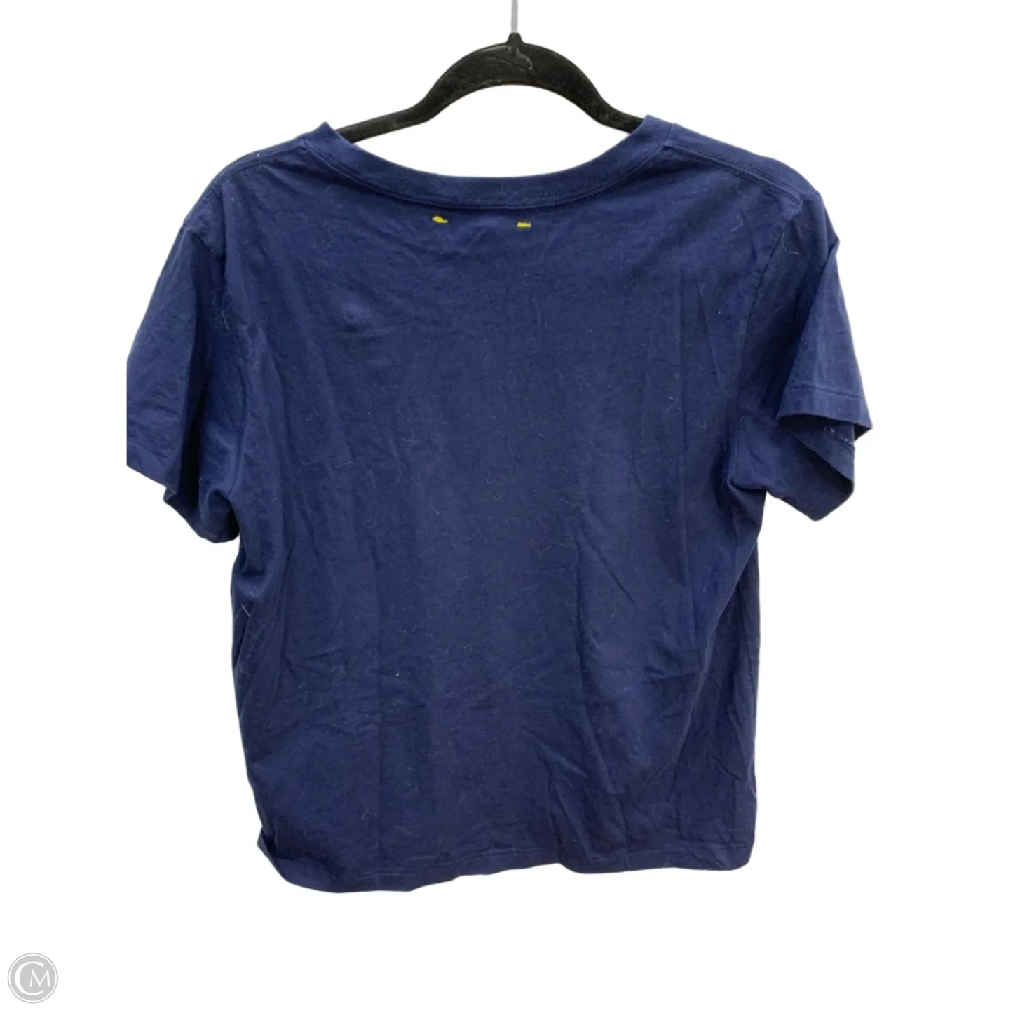 Top Short Sleeve By Kerri Rosenthal In Blue, Size: M