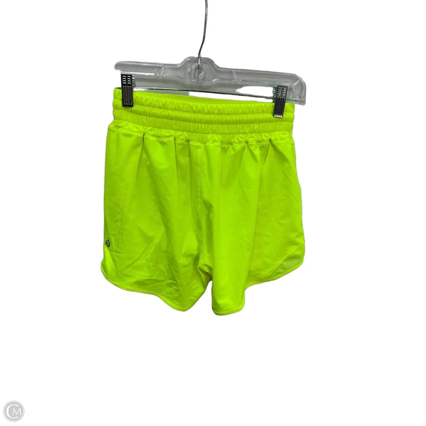 Athletic Shorts By Lululemon In Yellow, Size: 2