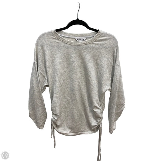 Athletic Sweatshirt Crewneck By Athleta In Grey, Size: Xs