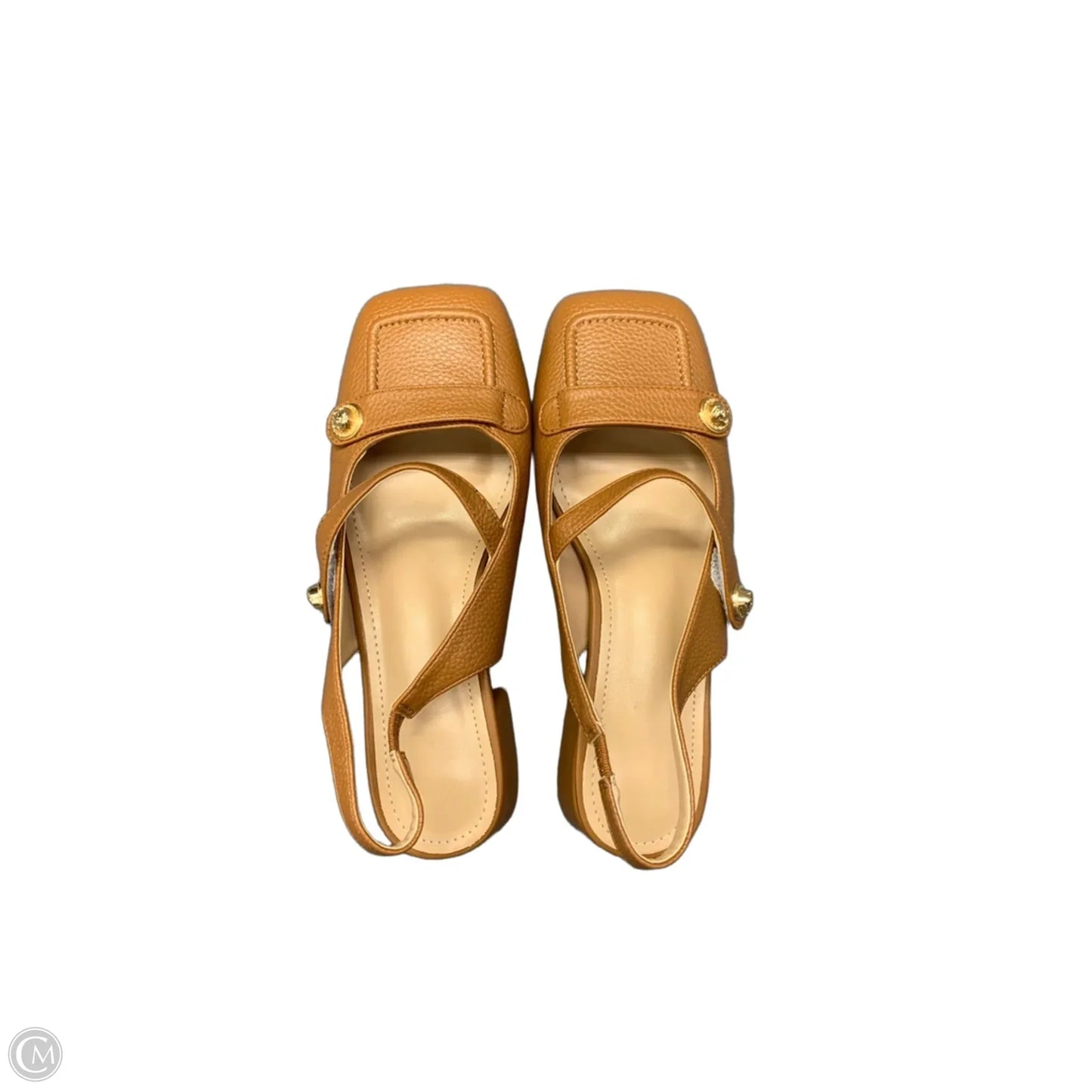 Shoes Heels Block By Clothes Mentor In Brown, Size: 7