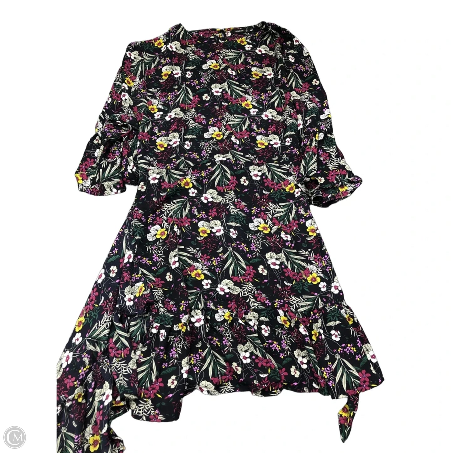 Dress Casual Short By Annabelle In Floral Print, Size: S