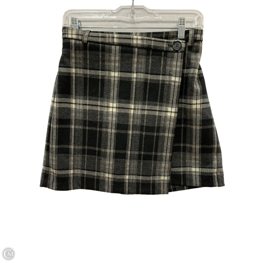 Skirt Midi By Catherine Malandrino In Plaid Pattern, Size: Xs