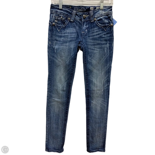 Jeans Skinny By Miss Me In Blue Denim, Size: 0