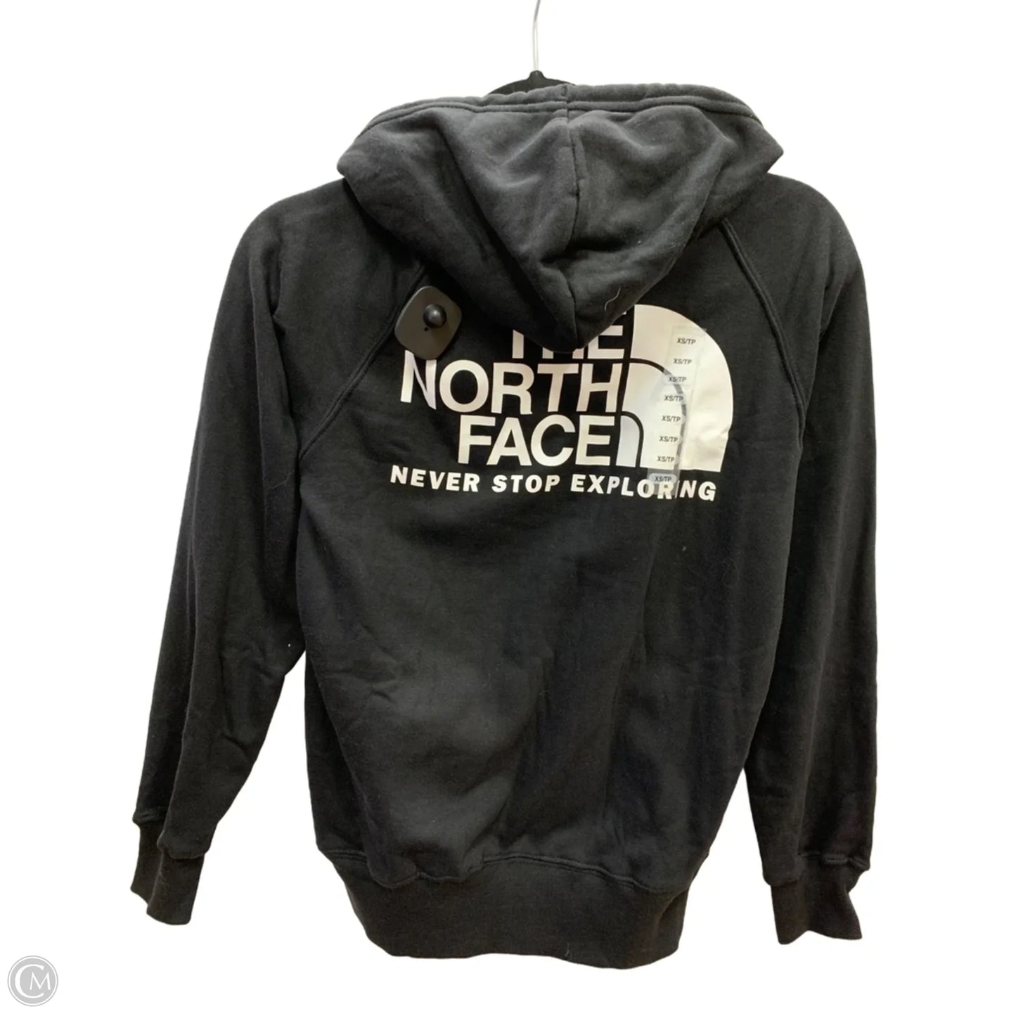 Sweatshirt Hoodie By The North Face In Black, Size: Xs