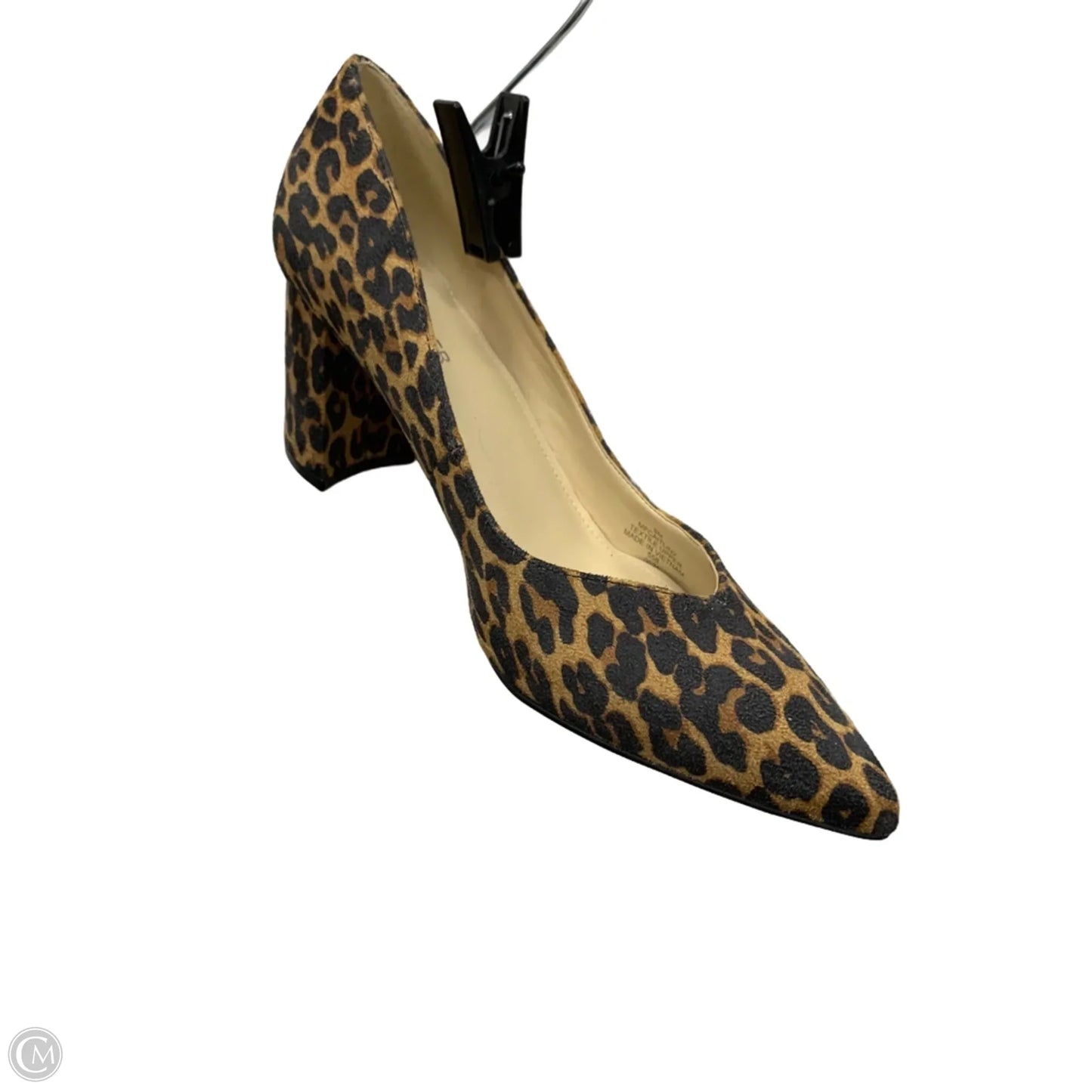 Shoes Heels Block By Marc Fisher In Animal Print, Size: 8