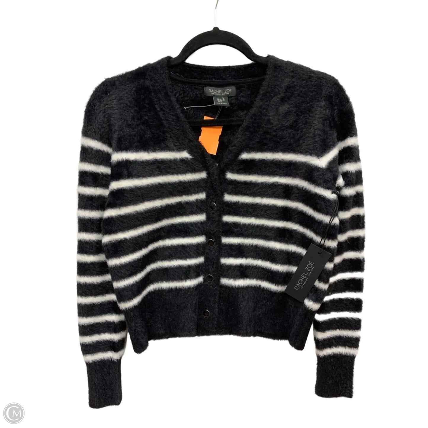 Cardigan By Rachel Zoe In Black & White, Size: Xs