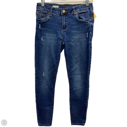 Jeans Skinny By Kut In Blue Denim, Size: 4p