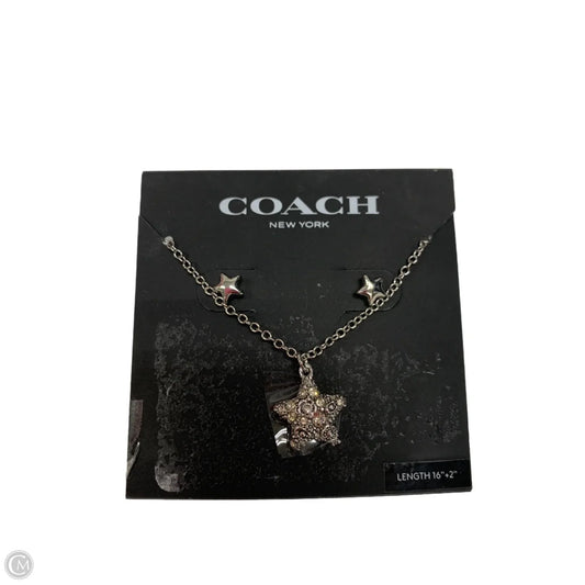 Necklace Set Designer By Coach, Size: 03 Piece Set