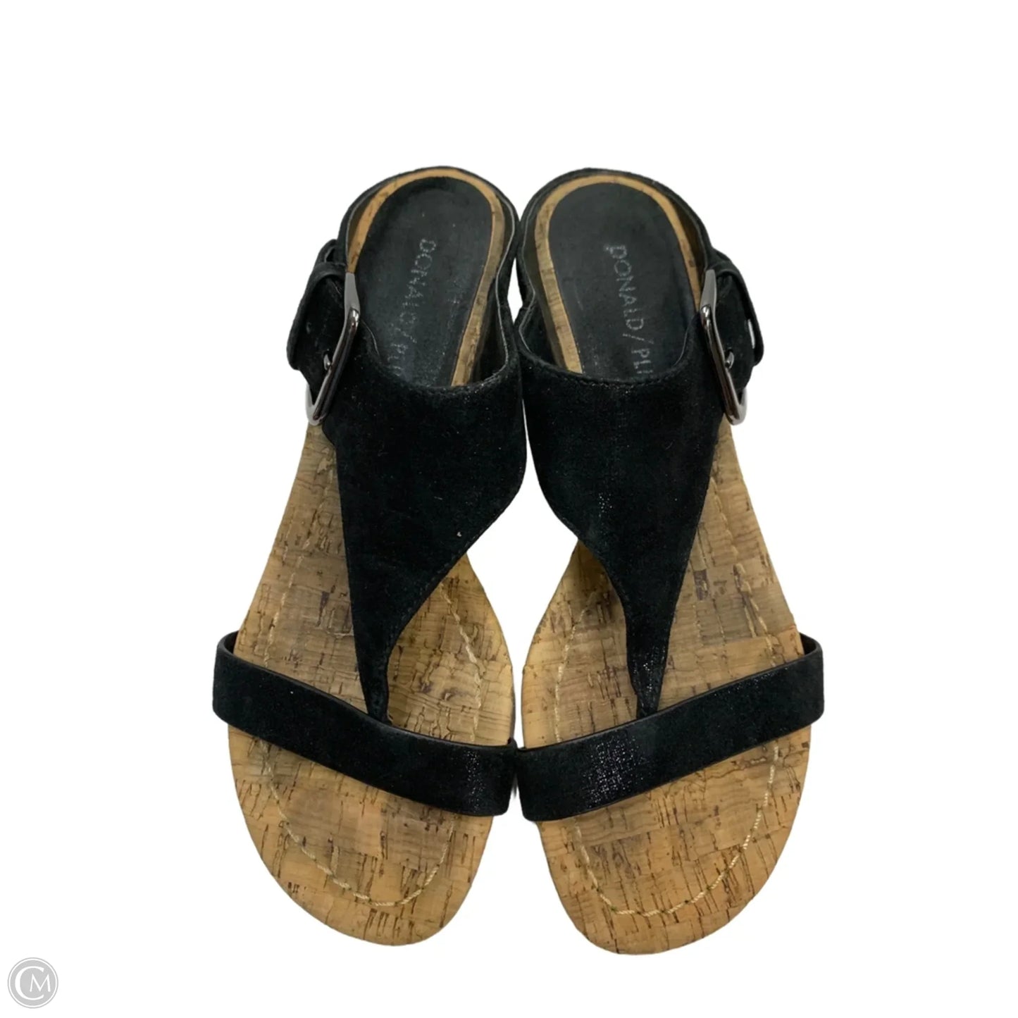 Sandals Flats By Donald Pliner In Black, Size: 6