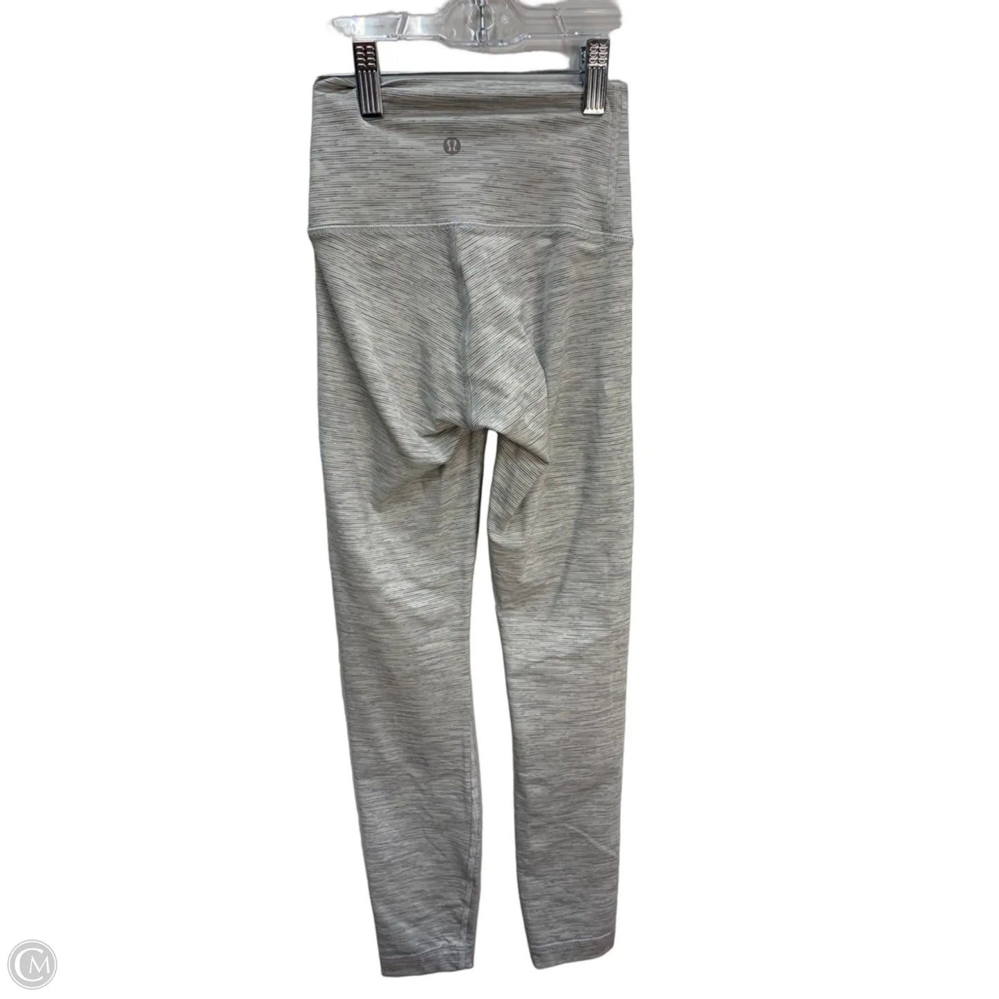Athletic Leggings By Lululemon In Grey, Size: Xs