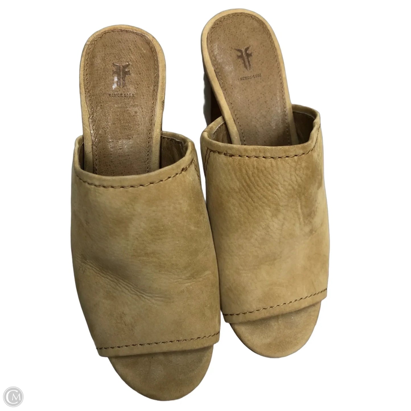 Shoes Designer By Frye In Tan, Size: 6