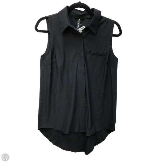 Blouse Sleeveless By Athleta In Black, Size: Xs