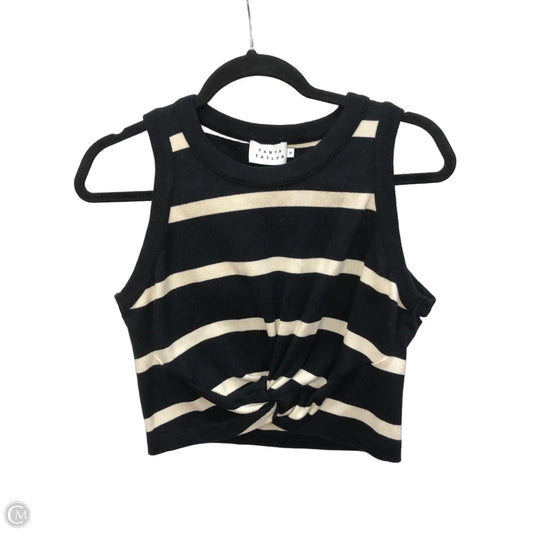 Tank Top By Cma In Black & Cream, Size: M
