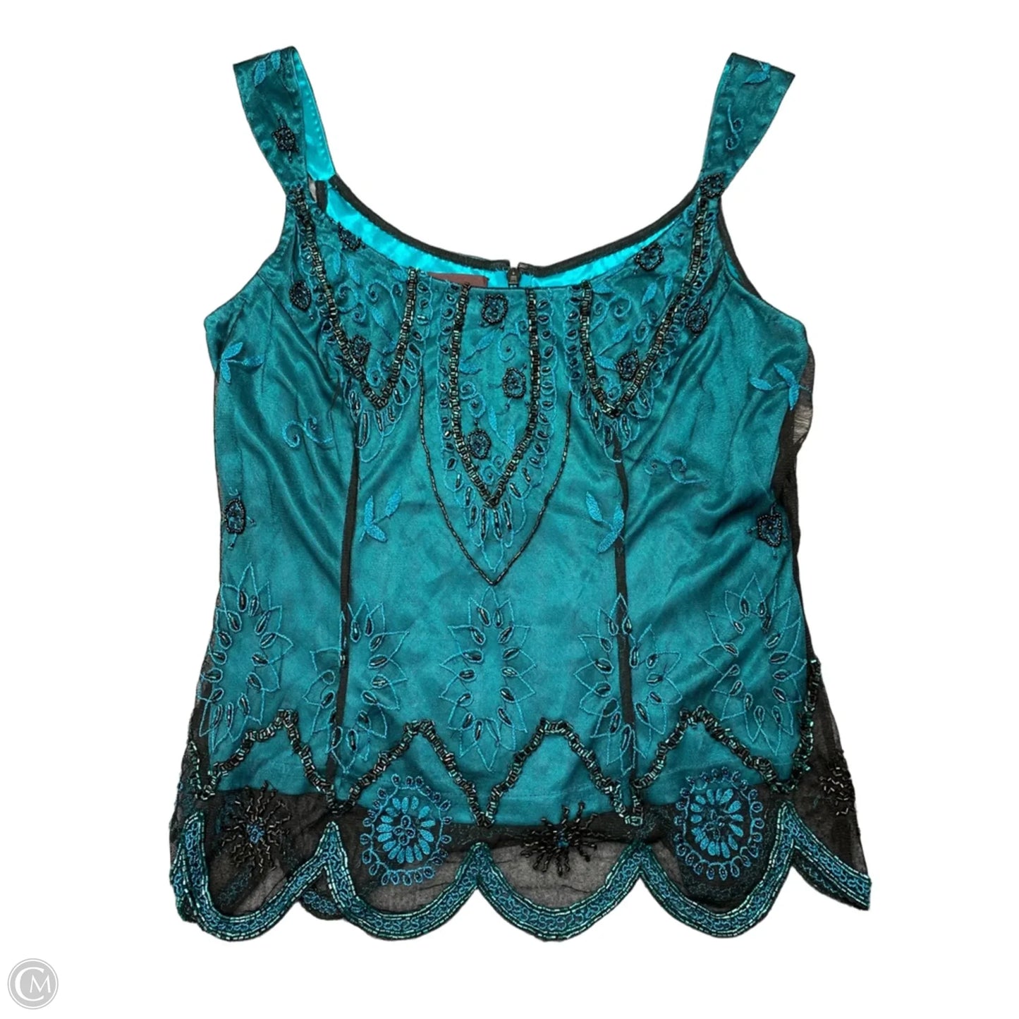 Tank Top By Marina In Teal, Size: M