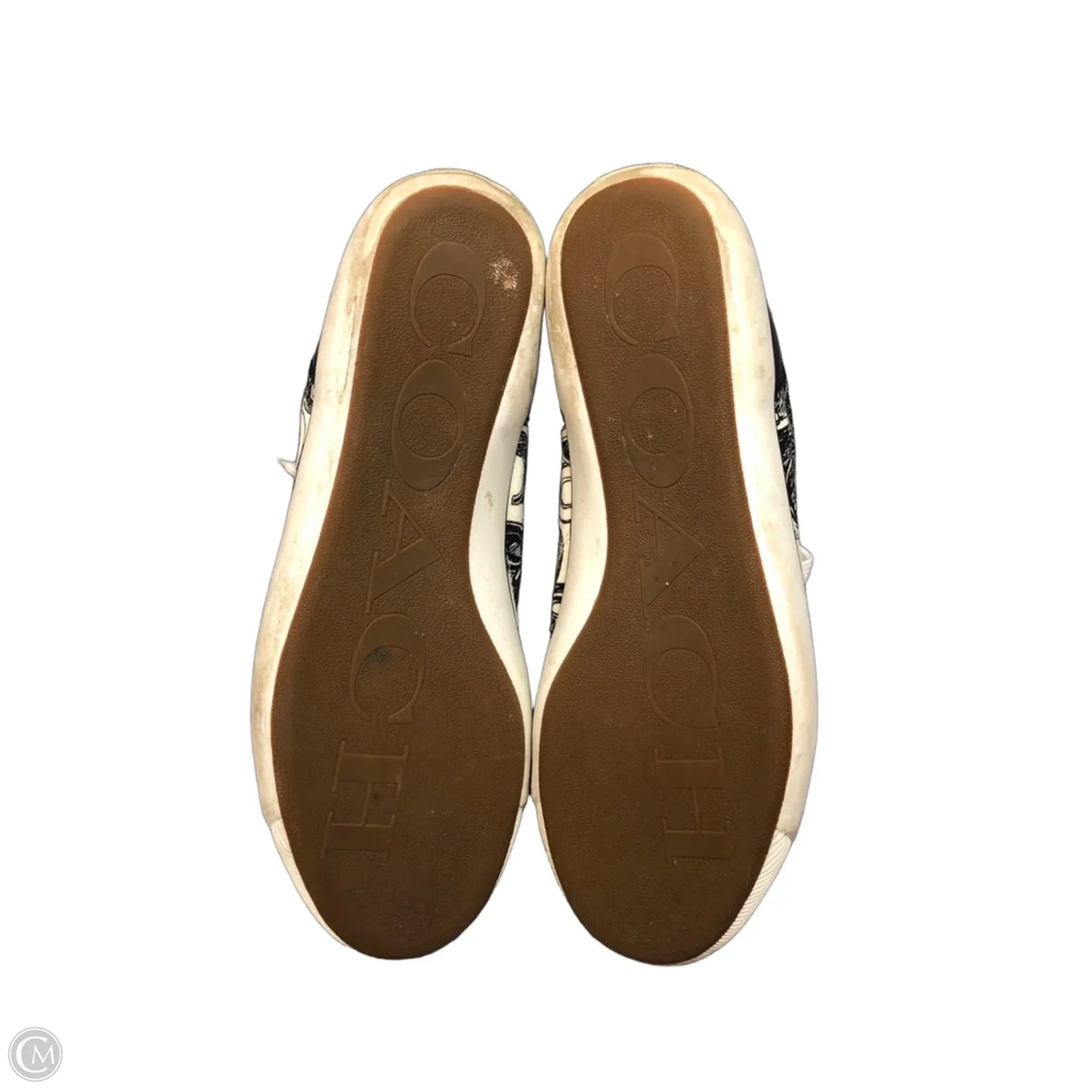 Shoes Designer By Coach In Black & White, Size: 10