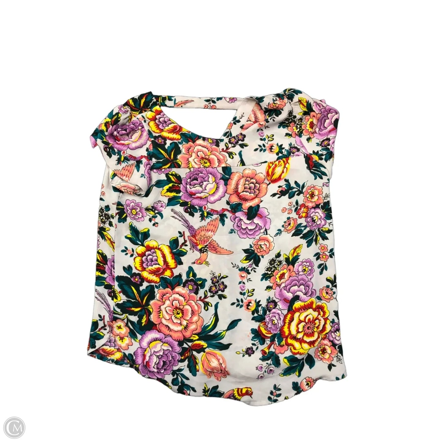 Top Short Sleeve By Loft In Purple, Size: Xsp