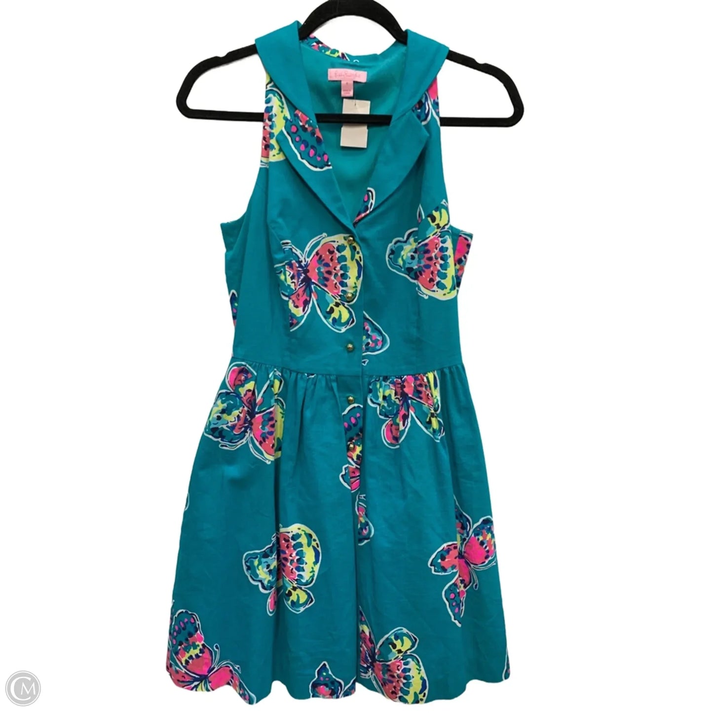 Dress Designer By Lilly Pulitzer In Blue, Size: 4