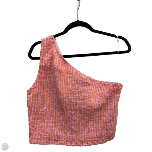 Tank Top By A New Day In Orange & Pink, Size: Xxl