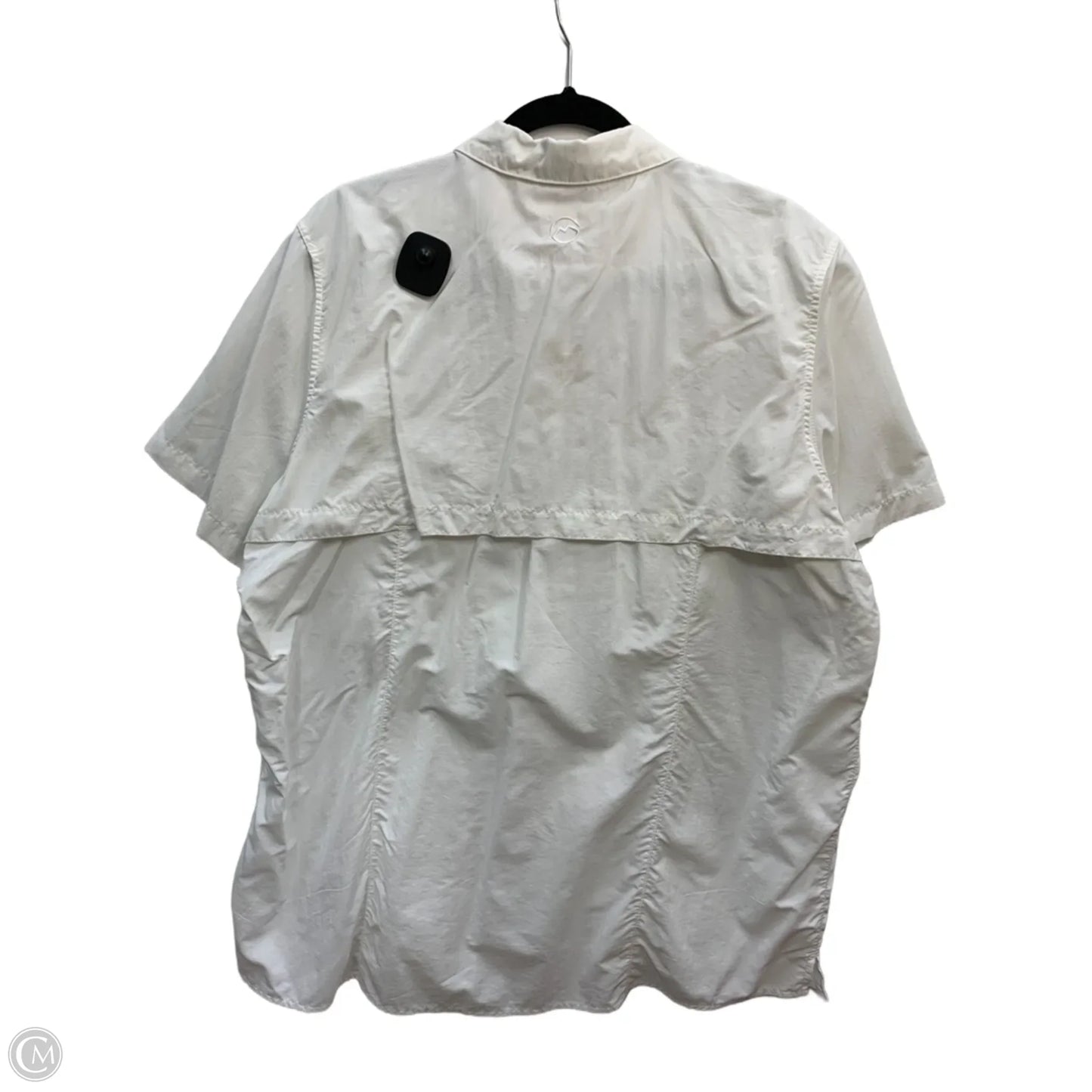 Top Short Sleeve By Magellan In White, Size: Xxl