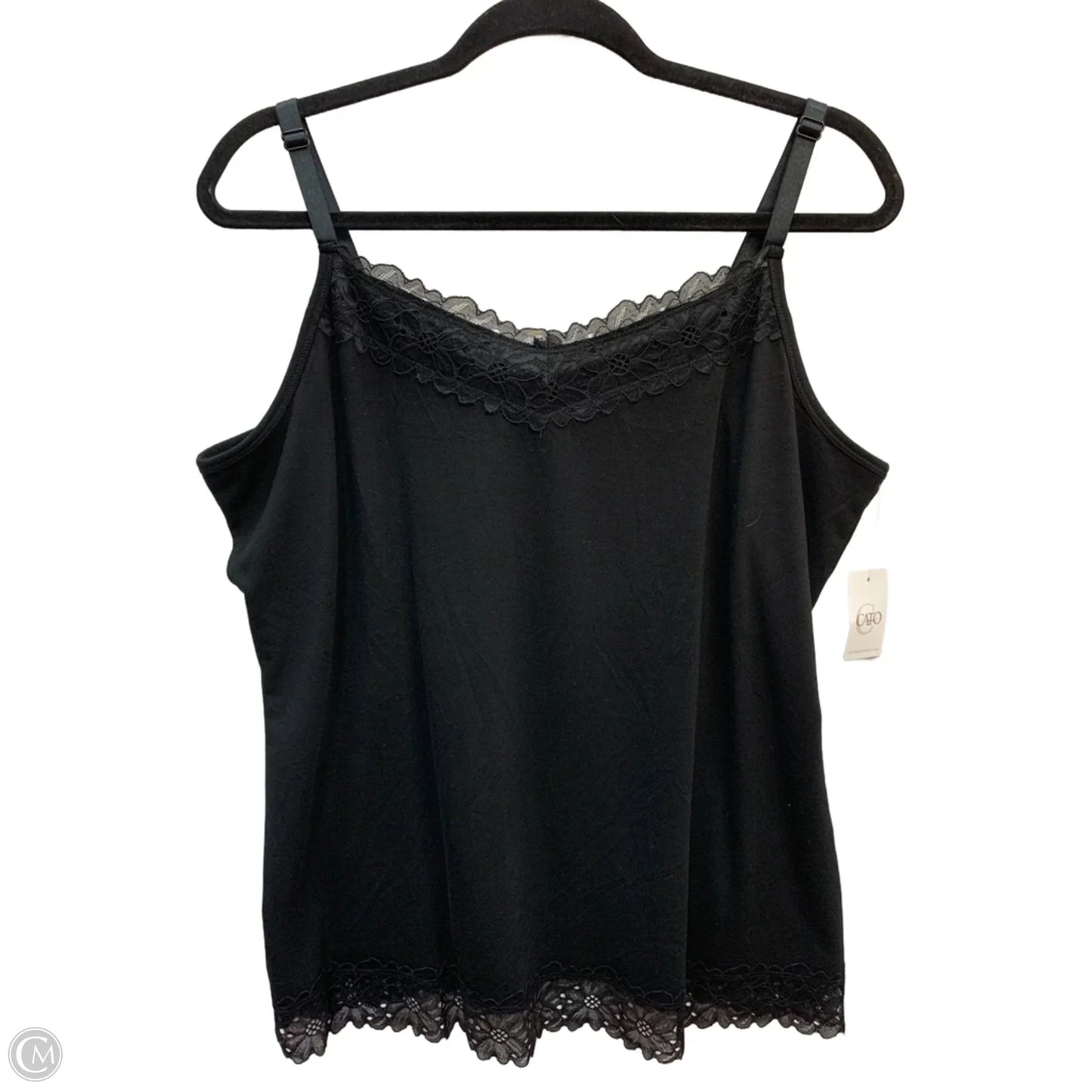 Tank Top By Cato In Black, Size: Xl