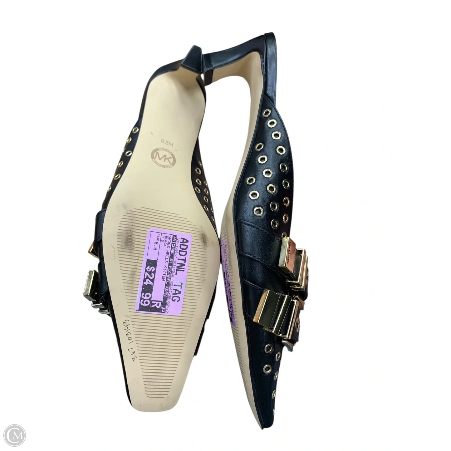 Shoes Heels Kitten By Michael By Michael Kors In Black, Size: 8.5