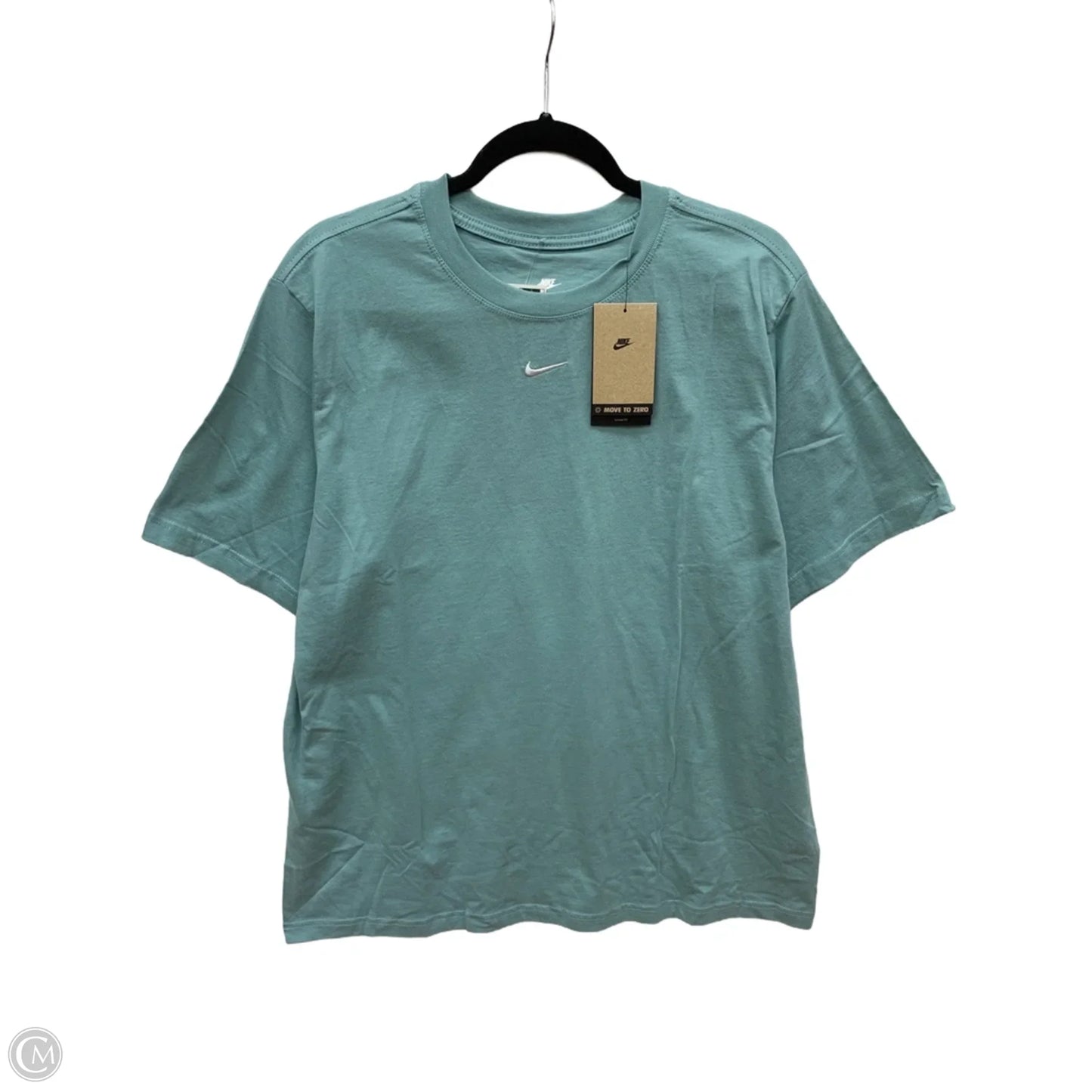 Athletic Top Short Sleeve By Nike Apparel In Blue, Size: L