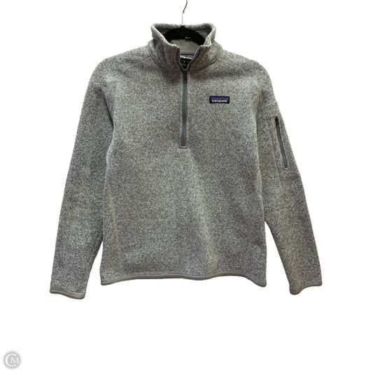 Jacket Fleece By Patagonia In Grey, Size: S