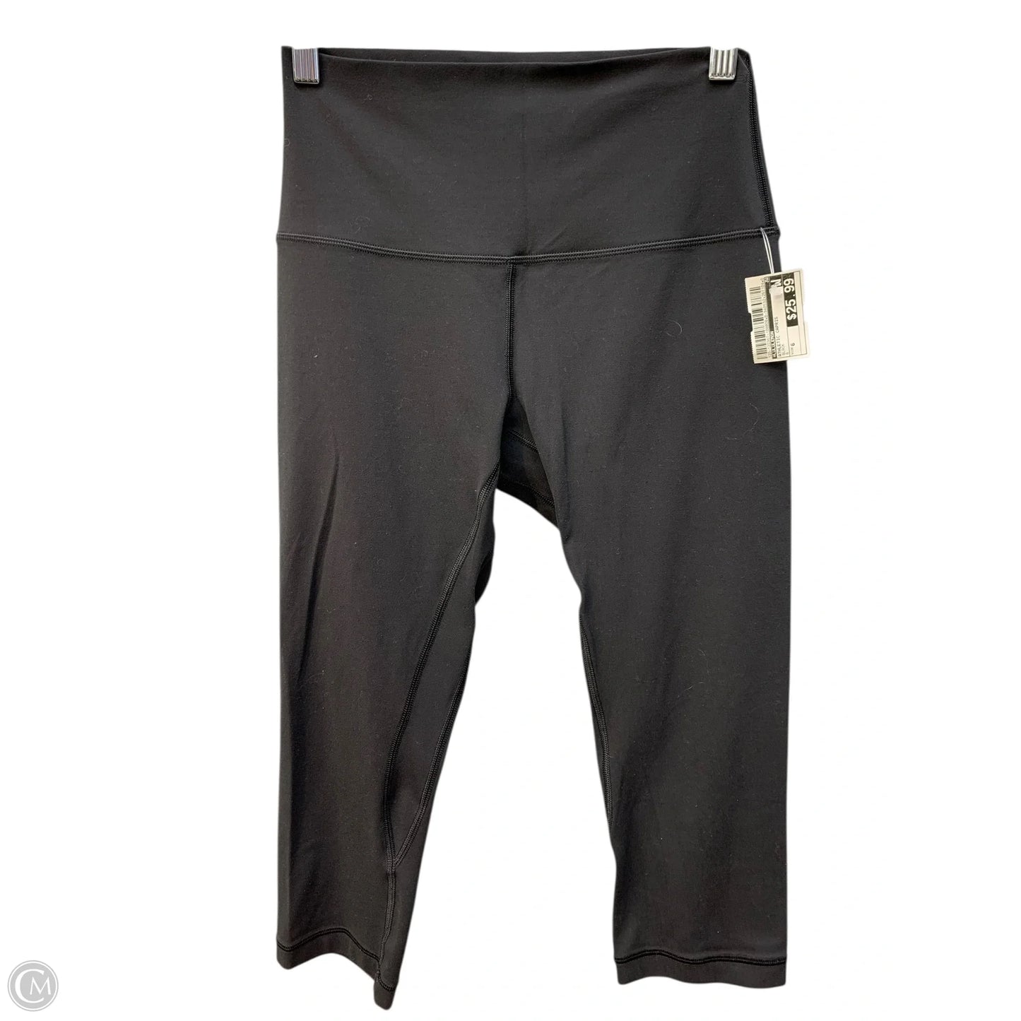 Athletic Capris By Lululemon In Black, Size: 6