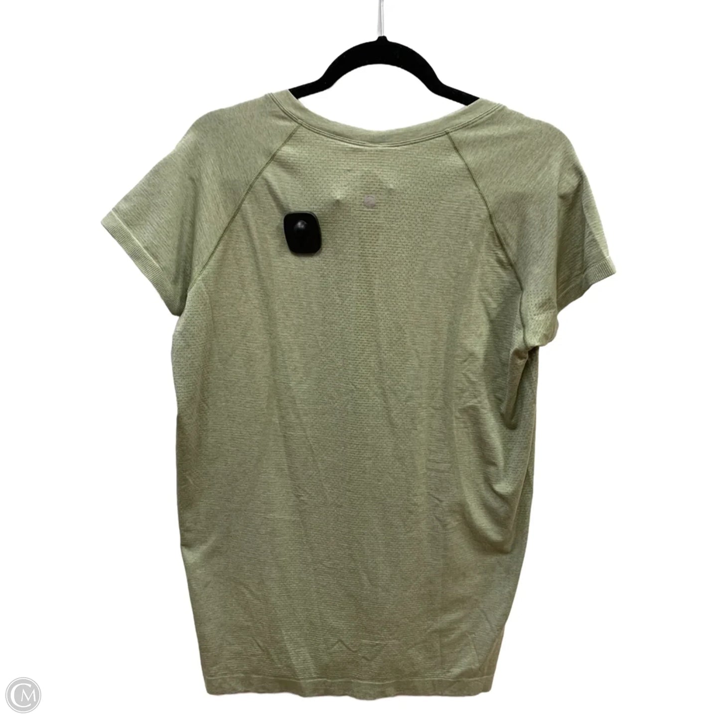Athletic Top Short Sleeve By Lululemon In Green, Size: 16