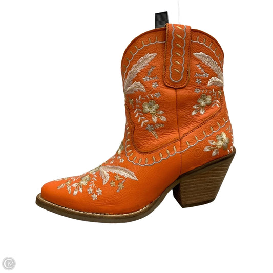 Boots Western By Dingo In Orange, Size: 8.5