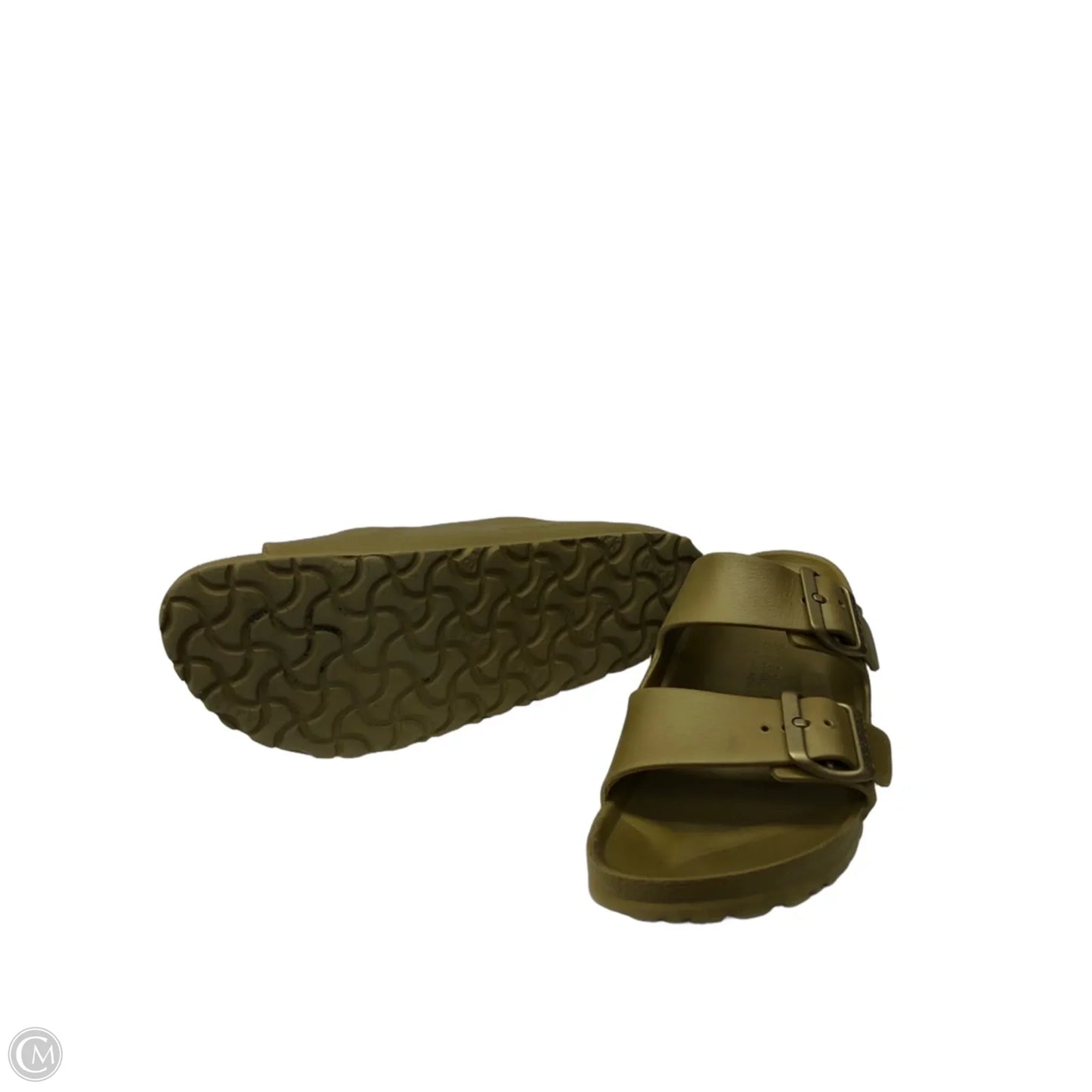 Sandals Flats By Birkenstock In Gold, Size: 7.5