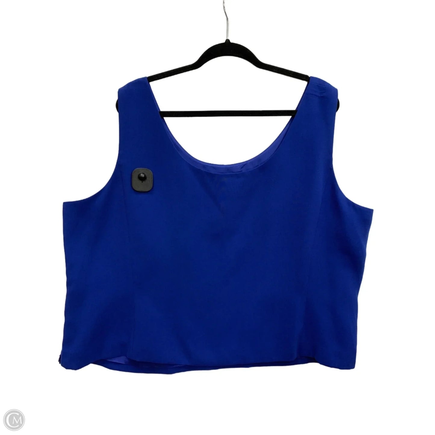 Top Sleeveless By Clothes Mentor In Blue, Size: 22