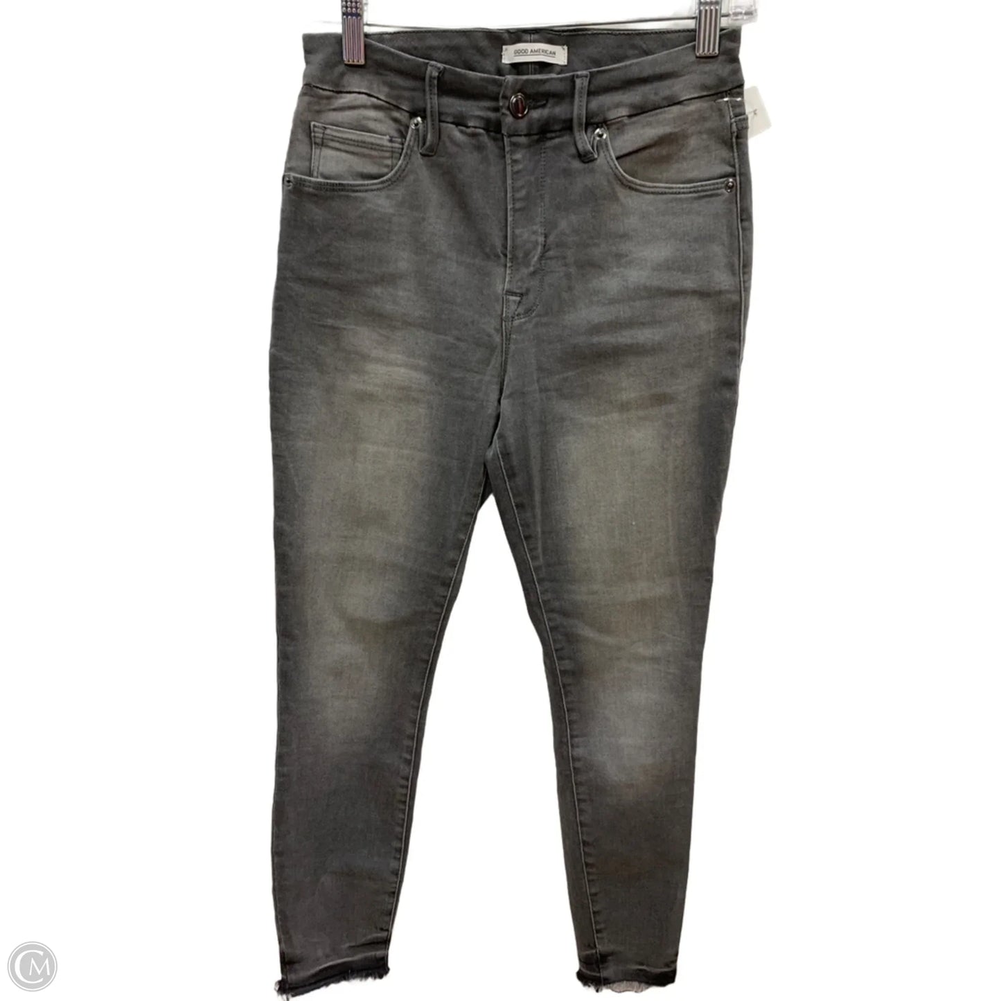 Jeans Skinny By Good American In Black, Size: 4