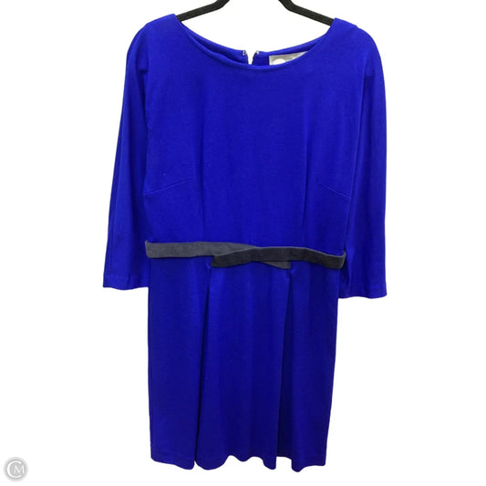 Dress Party Midi By Anthropologie In Blue, Size: M