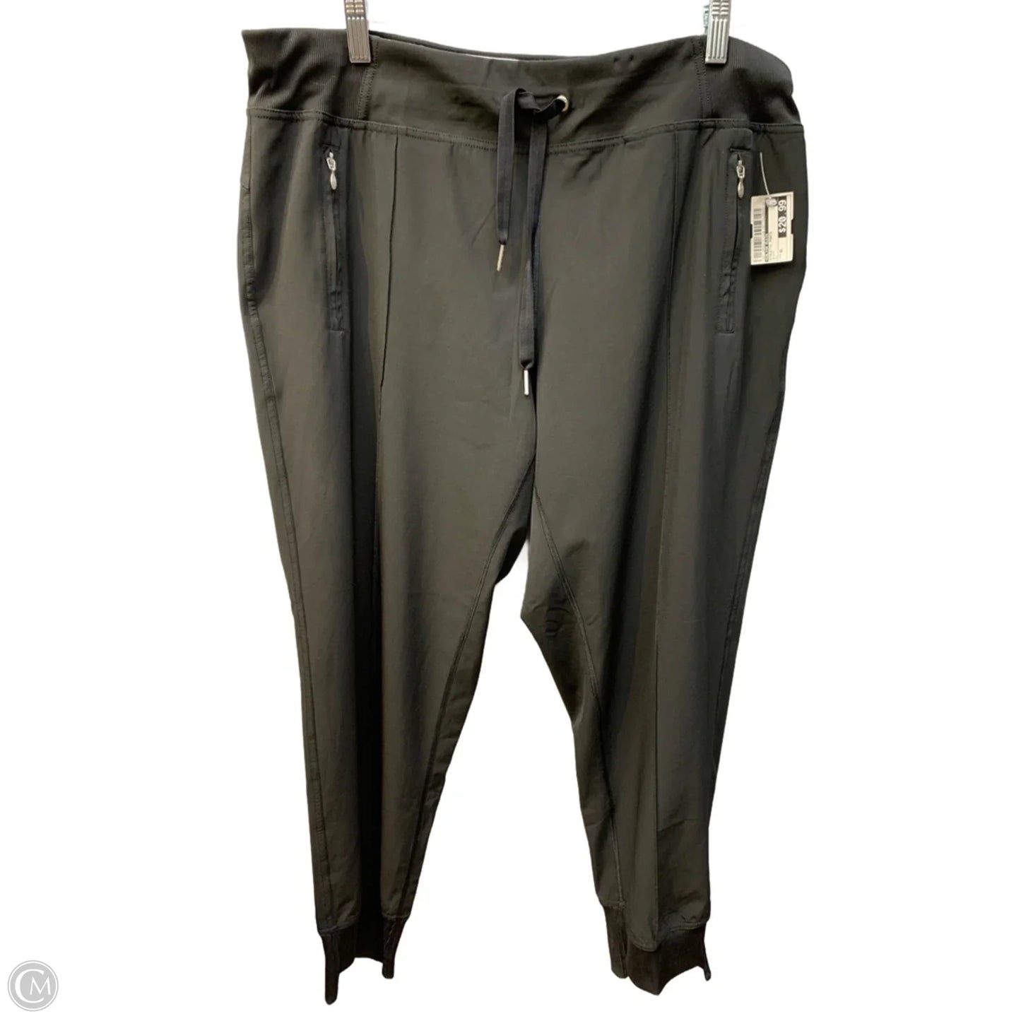 Athletic Pants By Calvin Klein In Black, Size: Xl