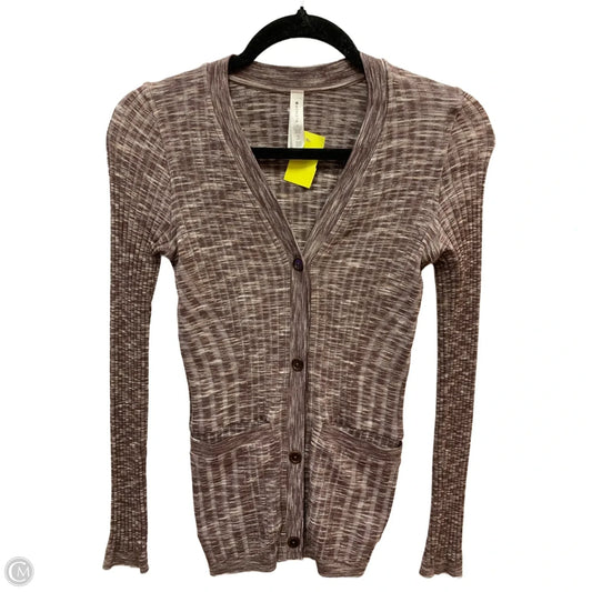 Sweater Cardigan By Athleta In Brown, Size: Xxs