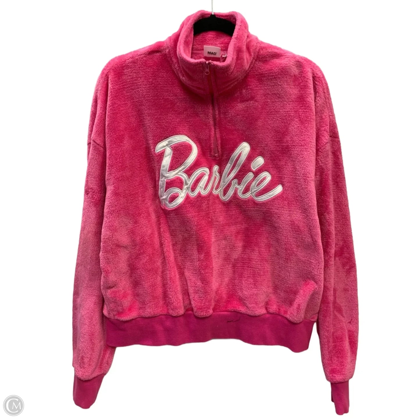 Sweatshirt Collar By Clothes Mentor In Pink, Size: L