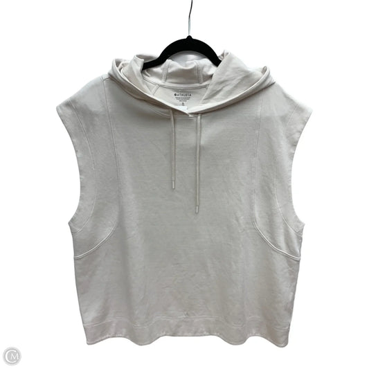 Athletic Top Short Sleeve By Athleta In White, Size: Xl