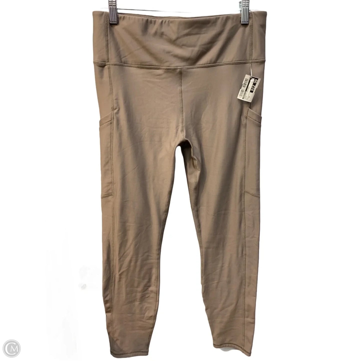 Athletic Leggings By Fabletics In Brown, Size: Xl