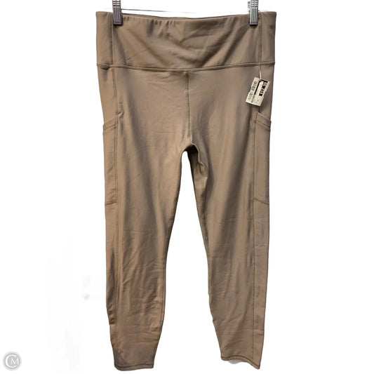 Athletic Leggings By Fabletics In Brown, Size: Xl