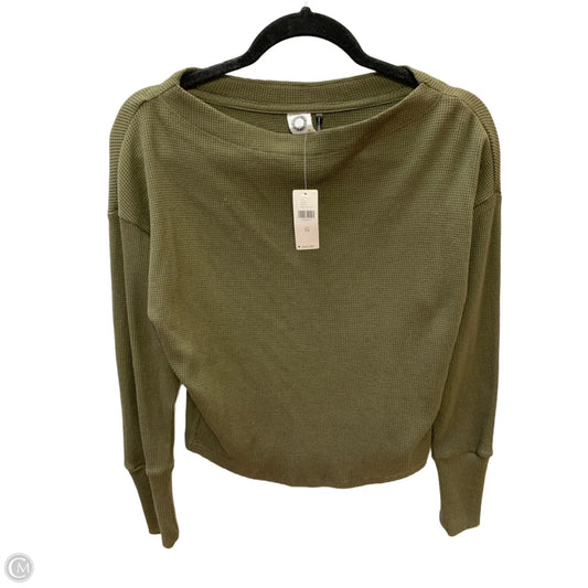 Top Long Sleeve By Anthropologie In Green, Size: Xs