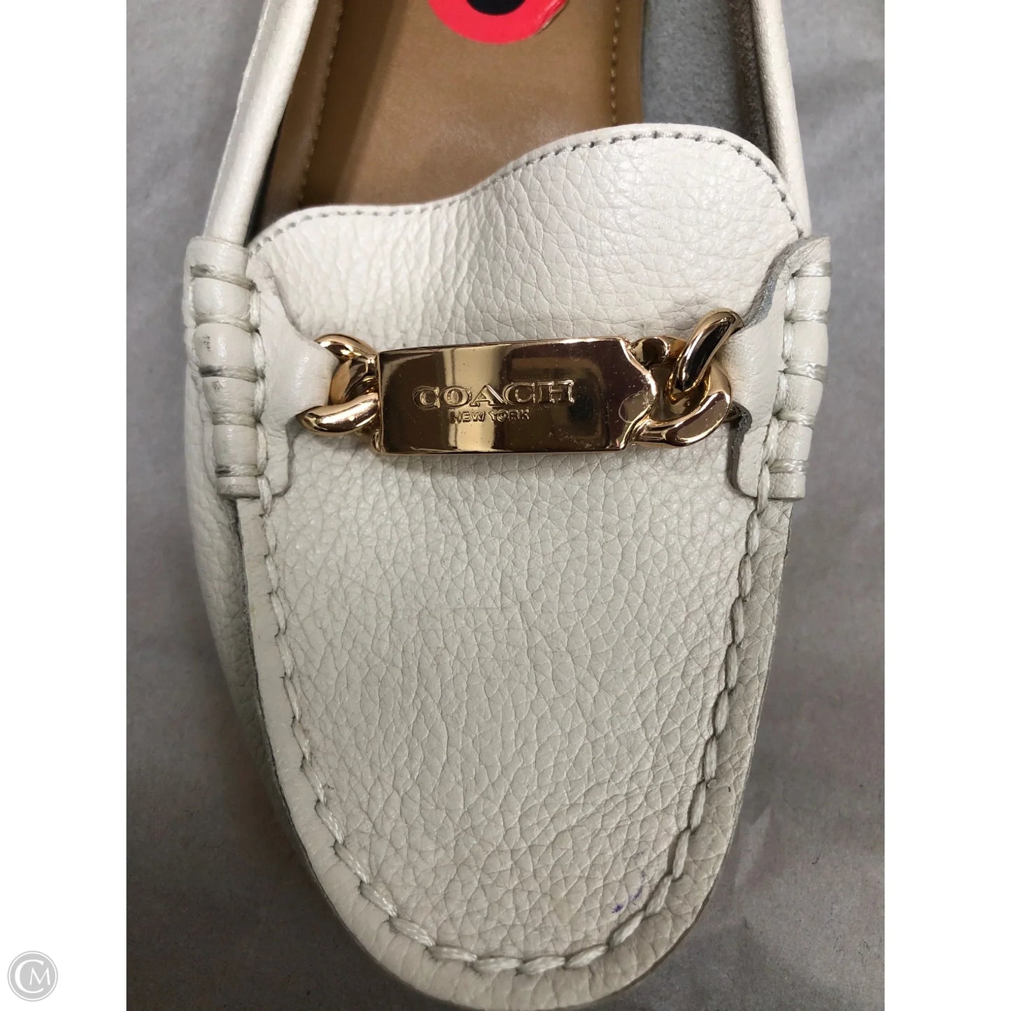 Shoes Designer By Coach In Cream, Size: 6