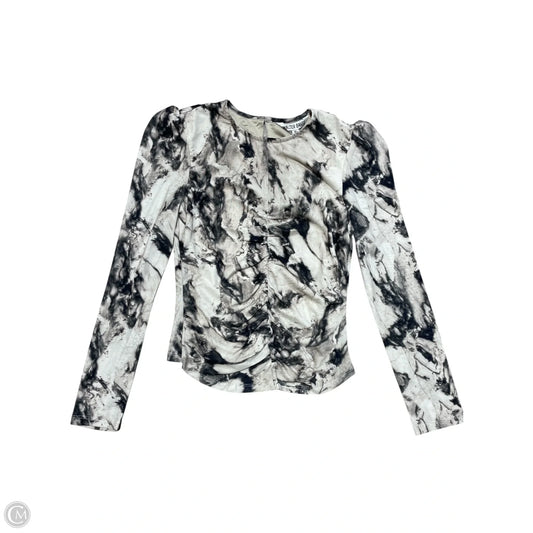 Blouse Long Sleeve By Walter Baker In Animal Print, Size: M