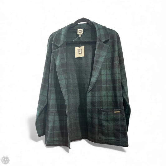 Cardigan By Anne Klein In Black & Green, Size: S
