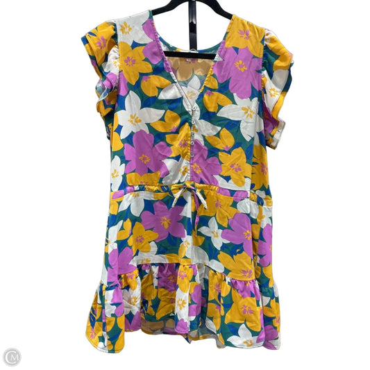 Dress Casual Short By Entro In Floral Print, Size: L